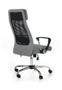 Кресло компьютерное офисное вращающееся HALMAR ZOOM ткань серая фото thumb №2
