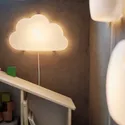 IKEA UPPLYST УППЛЮСТ, LED бра, хмара білий фото thumb №2