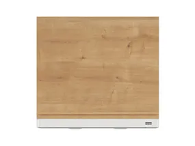 BRW Кухонный верхний шкаф Sole 60 см с вытяжкой дуб арлингтон, альпийский белый/арлингтонский дуб FH_GOO_60/50_O_FL_BRW-BAL/DAANO/BI фото