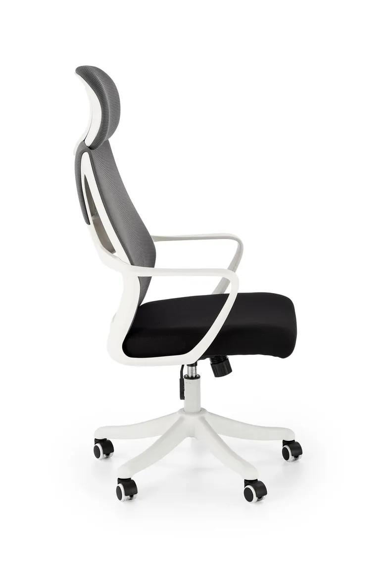 Кресло компьютерное офисное вращающееся HALMAR VALDEZ 2 серый/черный фото №3