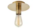 BRW Металлический потолочный светильник Piatto в золотом цвете 089017 фото thumb №1