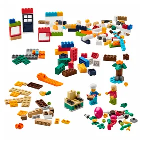 IKEA BYGGLEK БЮГГЛЕК, конструктор LEGO®, 201 деталь, различные цвета 204.368.88 фото