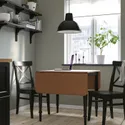 IKEA DANDERYD ДАНДЭРЮД / INGOLF ИНГОЛЬФ, стол и 2 стула, сосна черная / черный, 74 / 134x80 см 594.783.92 фото thumb №3