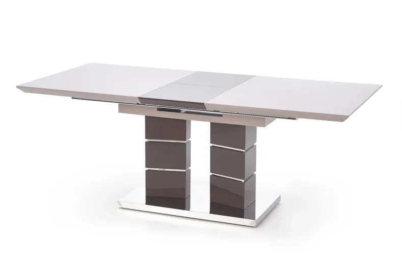 Обеденный стол раскладной HALMAR LORD 160-200x90 см, светлый ясен/темный ясен фото №9