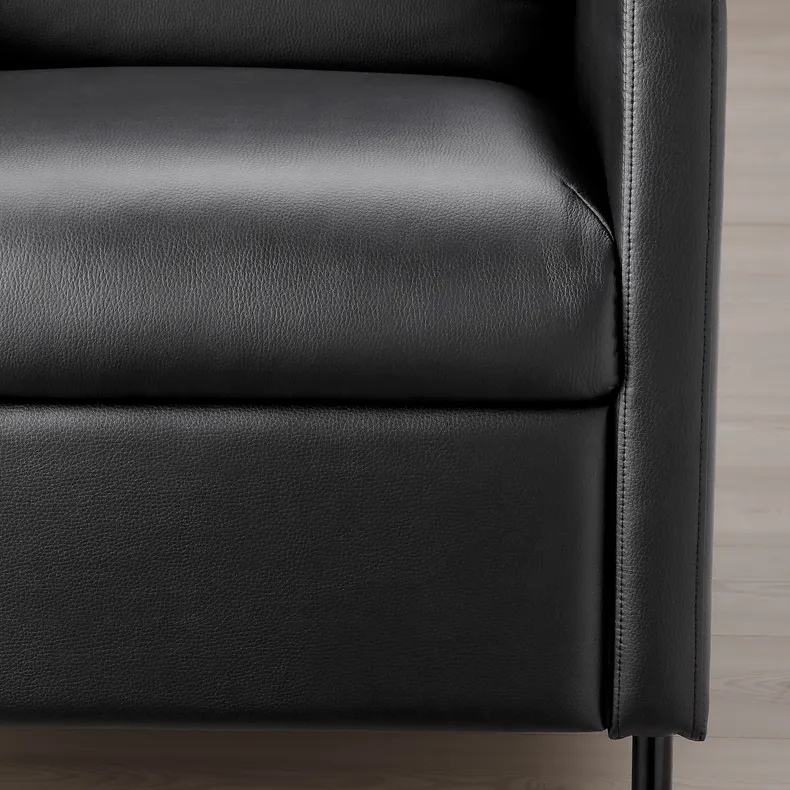 IKEA GISTAD ГІСТАД, крісло розкладне, Бомстад чорний 404.504.25 фото №7