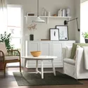 IKEA LANDBANA ЛАНДБАНА, ковер, безворсовый, тёмно-зелёный, 133x195 см 805.756.16 фото thumb №3