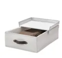 IKEA BLÄDDRARE БЛЕДДРАРЕ, коробка з кришкою, сірий/з малюнком, 35x50x15 см 904.743.96 фото thumb №2