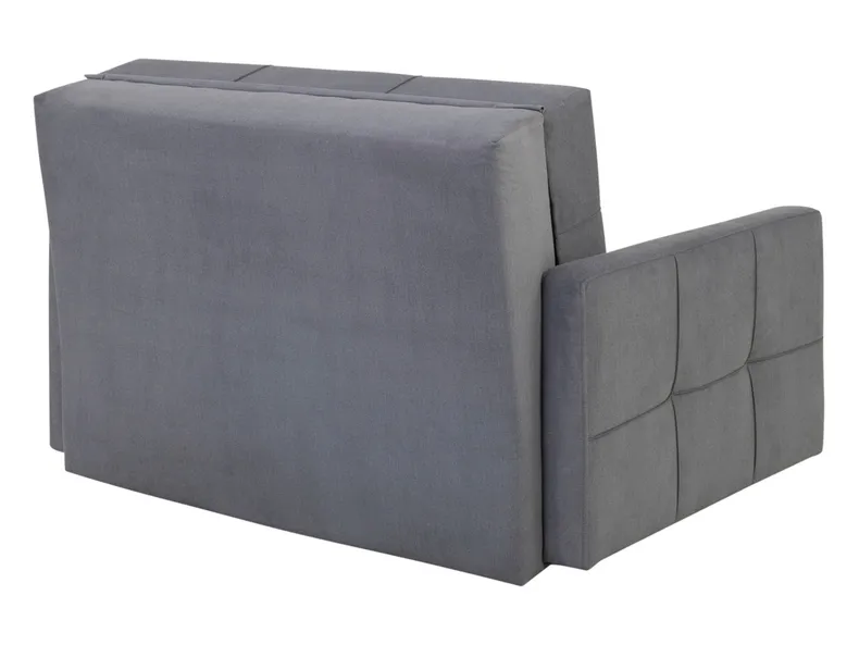 BRW Двомісний диван-ліжко BRW BADO з ящиком для зберігання, велюровий сірий SO-BADO-2FBK-G2_BBA408 фото №4