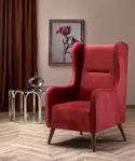 Мягкое кресло HALMAR CHESTER 2 бордовый фото thumb №2