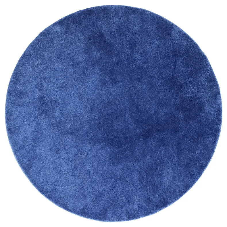 IKEA STOENSE СТОЕНСЕ, килим, короткий ворс, синій, 195 см 705.623.65 фото №1