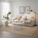 IKEA VODSKOV ВОДСКОВ, ковер, безворсовый, натуральный / светло-серый, 200x300 см 905.123.79 фото thumb №3