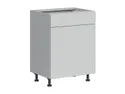 BRW Top Line кухонный базовый шкаф 60 см правый с ящиком светло-серый матовый, греноловый серый/светло-серый матовый TV_D1S_60/82_P/SMB-SZG/BRW0014 фото thumb №2