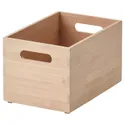 IKEA UPPDATERA УППДАТЕРА, коробка для зберігання, світлий бамбук, 16x24x15 см 405.207.20 фото thumb №1