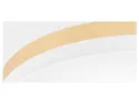 BRW Стельовий тканинний світильник Gloria на 2 точки біло-золотий 091236 фото thumb №2