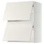 IKEA METOD МЕТОД, навесной шкаф / 2 дверцы, горизонтал, белый / белый, 60x80 см 593.919.35 фото