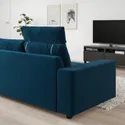 IKEA VIMLE ВИМЛЕ, 3-местный диван, с подголовником с широкими подлокотниками/Djuparp темно-зелено-голубой 694.326.76 фото thumb №3