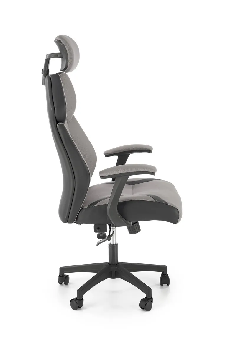 Крісло офісне, комп'ютерне HALMAR CHRONO, сірий/чорний фото №4