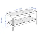 IKEA MACKAPÄR МАККАПЕР, полиця для взуття, білий, 78x32x40 см 505.309.93 фото thumb №7