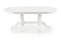 Обідній стіл розкладний HALMAR JOSEPH 150-190x90 см білий фото thumb №7