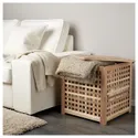 IKEA HOL ХОЛ, придиванный столик, акация, 50x50 см 701.613.20 фото thumb №3