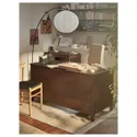 IKEA IDANÄS ИДАНЭС, письменный стол, коричневый, 152x70 см 605.141.53 фото thumb №4