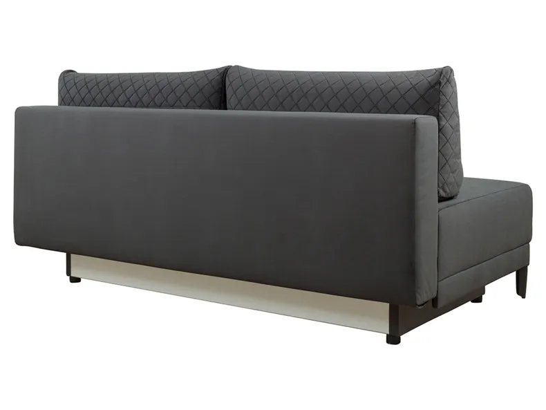 BRW Трехместный диван-кровать Sentila с ящиком для хранения велюровый серый, Trinitykaro 15 Graphite/Trinity 15 Graphite SO3-SENTILA-LX_3DL-G3_BA31DF фото №4