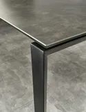Обеденный стол HALMAR HORIZON 120-180x85 см серый, черный фото thumb №4