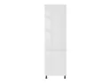 BRW Кухонный шкаф для встроенного холодильника Top Line 60 см левый белый глянец, альпийский белый/глянцевый белый TV_DL_60/207_L/L-BAL/BIP фото thumb №1