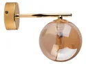 BRW Настенный светильник Estera из металлического стекла золотого цвета 087749 фото thumb №2