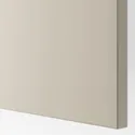 IKEA BESTÅ БЕСТО, комбинация для хранения с дверцами, белый / Лаппвикен / Стуббарп светло-серый бежевый, 120x42x74 см 294.214.20 фото thumb №4