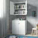 IKEA SMÅSTAD СМОСТАД, навесной шкаф, белый с 1 полкой, 60x32x60 см 393.884.44 фото thumb №4
