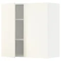IKEA METOD МЕТОД, навесной шкаф с полками / 2дверцы, белый / Вальстена белый, 80x80 см 395.072.63 фото thumb №1