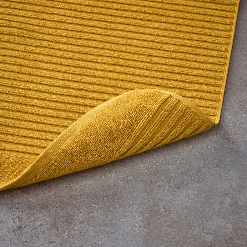 IKEA ALSTERN АЛЬСТЕРН, килимок для ванної кімнати, золотисто-жовтий, 50x80 см 705.731.37 фото №3