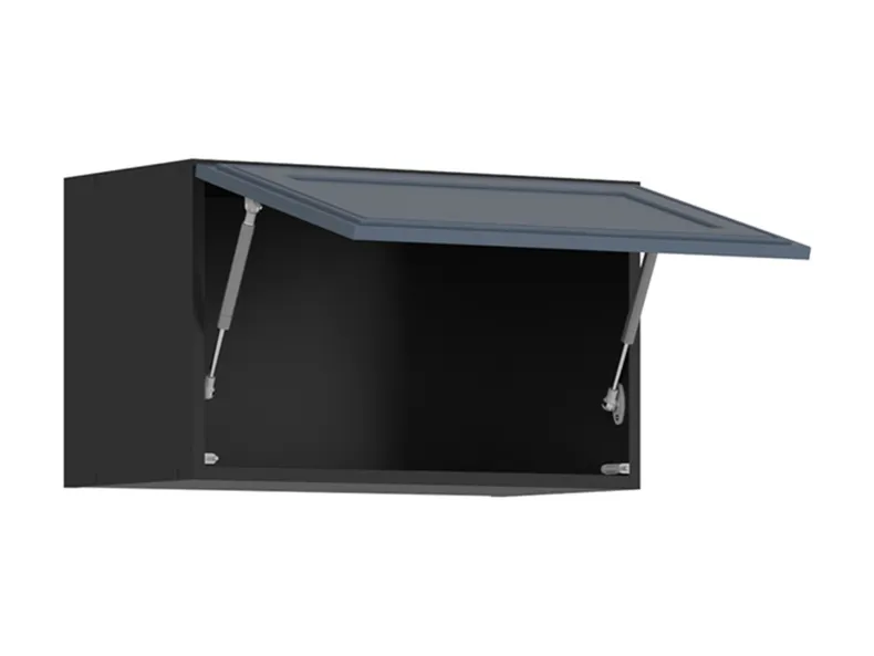 BRW Кухонный шкаф Верди 60 см с наклонной столешницей мистик матовый, черный/матовый FL_GO_60/36_O-CA/MIM фото №3