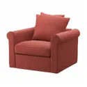 IKEA GRÖNLID ГРЕНЛІД, крісло, ЛЬЙУНГЕН світло-червоний 695.017.78 фото thumb №1