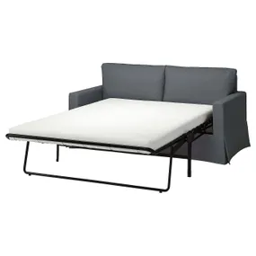 IKEA HYLTARP ХИЛЬТАРП, 2-местный диван-кровать, Грензель серый 995.148.59 фото