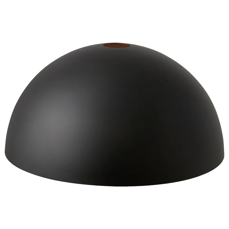 IKEA DYVIKA ДЮВИКА, абажур для подвесн светильника, черный / медный цвет, 35 см 005.480.09 фото №1