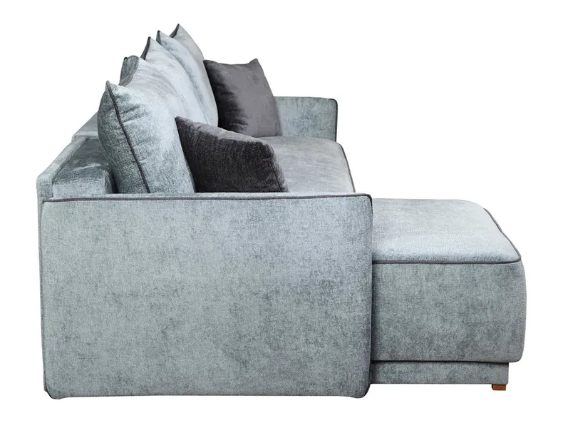 BRW Кутовий розкладний диван Oso з ящиками для зберігання сіра тканина, Perfect Harmony 72 / Perfect Harmony 90 NA-OSO-LEWY-G1_BB676C фото №5