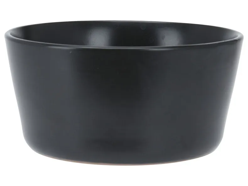 BRW керамический столовый набор из 16 предметов черный 094480 фото №2
