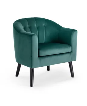 Крісло м'яке HALMAR MARSHAL темно-зелений фото