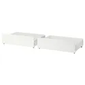 IKEA MALM МАЛЬМ, короб під ліж для висок каркаса ліж, білий, 200 см 402.495.41 фото thumb №1