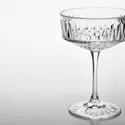 IKEA SÄLLSKAPLIG СЭЛЛЬСКАПЛИГ, бокал для шампанского, прозрачное стекло / узор, 21 кл 904.729.05 фото thumb №2