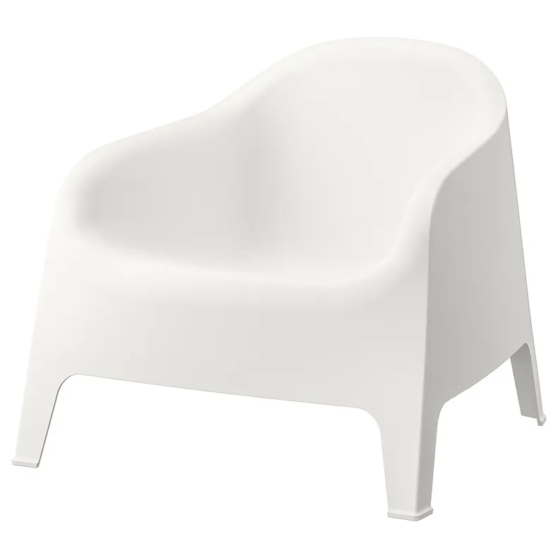 IKEA SKARPÖ СКАРПО, садовое кресло, белый 702.341.85 фото №1