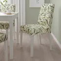 IKEA BERGMUND БЕРГМУНД, стілець, білий / ФОГЕЛЬФОРС різнобарвний 993.880.97 фото thumb №5