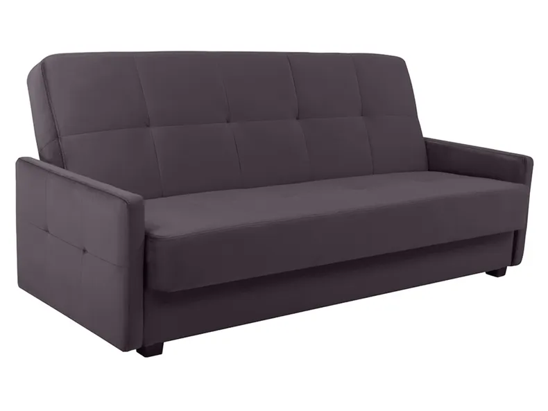 BRW Тримісний диван Maro розкладний з ящиком для зберігання велюровий сірий, Трійця 34 Сірий WE-MARO-3K-GR2_B852B2 фото №2
