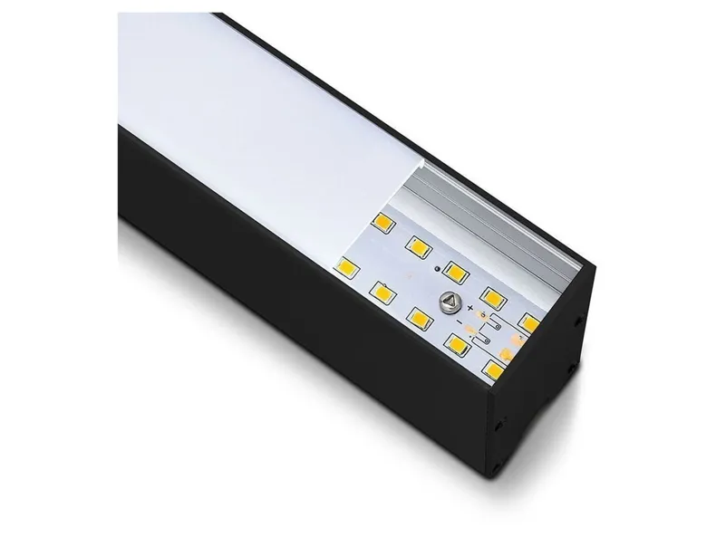 BRW Підвісний світлодіодний світильник VT-7-40 алюмінієвий чорний 092053 фото №4