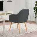 IKEA BÄSTDAL БЭСТДАЛЬ, кресло, Окрашенный в средне-серый цвет 705.064.40 фото thumb №4