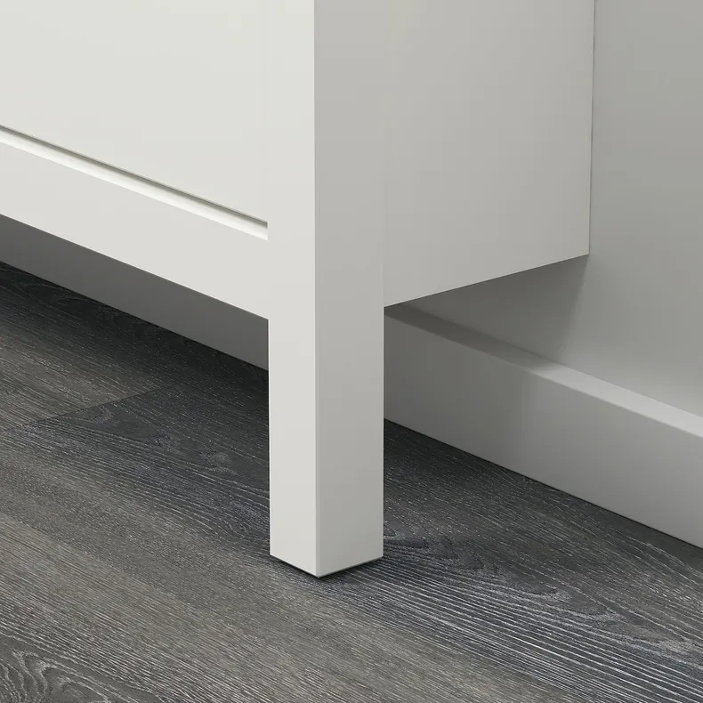 IKEA HEMNES ХЕМНЕС, шафа для взуття з 4 відділеннями, білий, 107x22x101 см фото №6