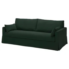 IKEA HYLTARP ХЮЛЬТАРП, чохол для 3-місного дивана, Талміра темно-зелена 605.665.14 фото