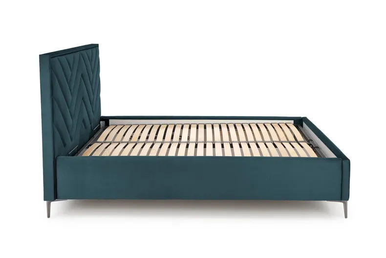 Узголів'я ліжка HALMAR MODULO W1 160 см темно-зеленого кольору. Моноліт 37 фото №3